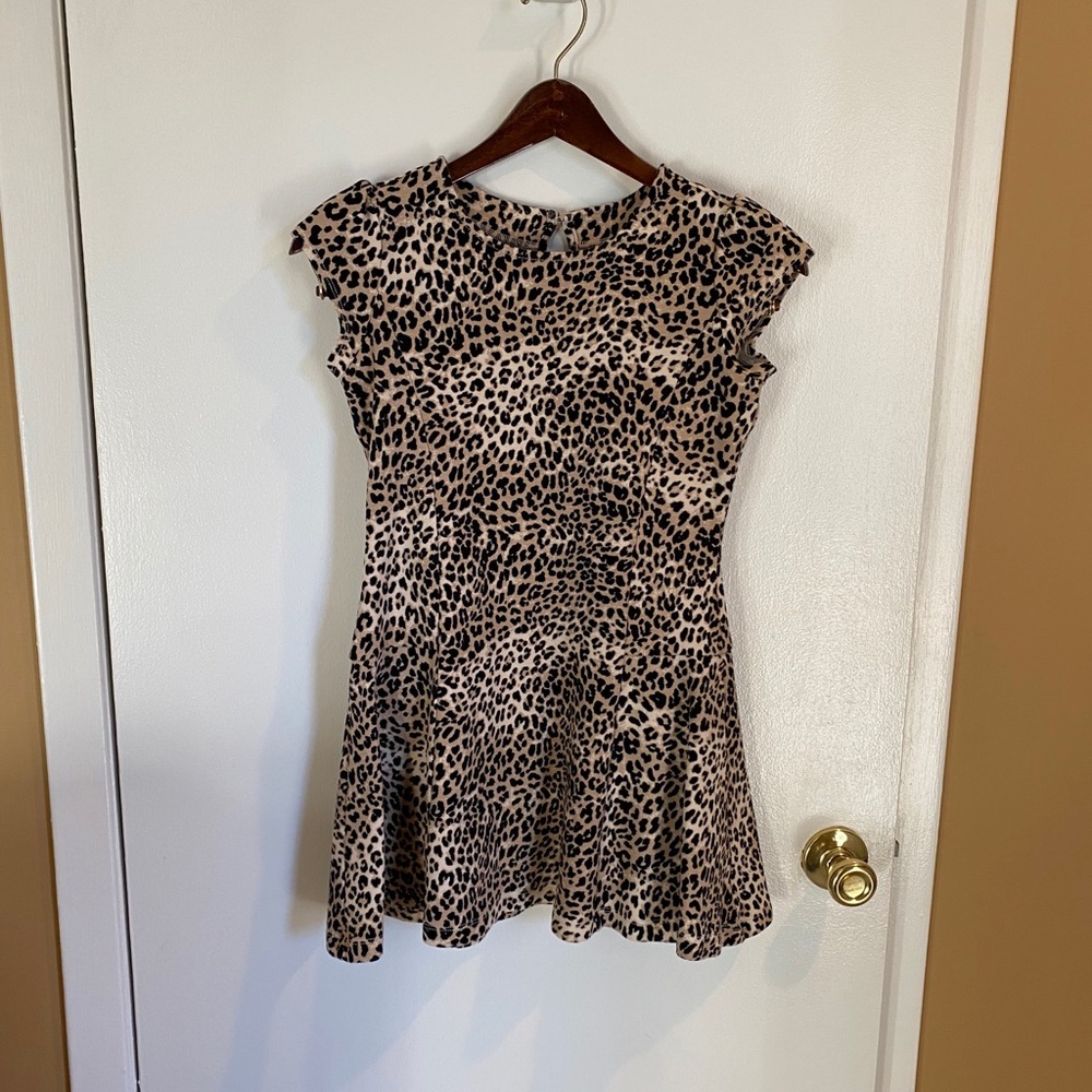 Girls leopard print dress